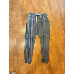 Free People Movement Harem Pants grey drawstring size small